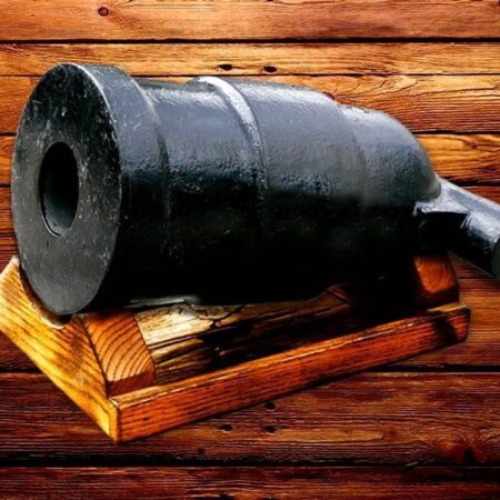 Coehorn Mortar 12 Pounder - Full Scale - 2 1/4" Bore