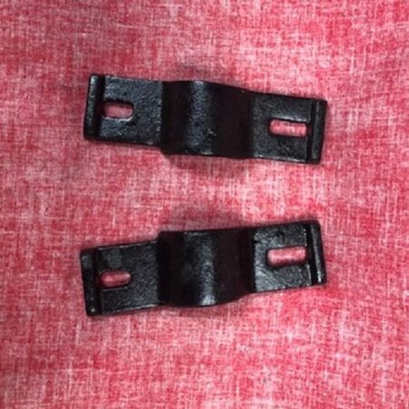 Capsquares pair - 1 5/8" trunions Naval - Iron